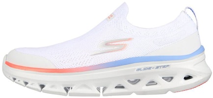 (Women) Skechers Go Run Glide-Step Flex 'Zula White' 128896-WMLT (Women) Skechers Go Run Glide-Step Flex 'Zula White' 128896-WMLT