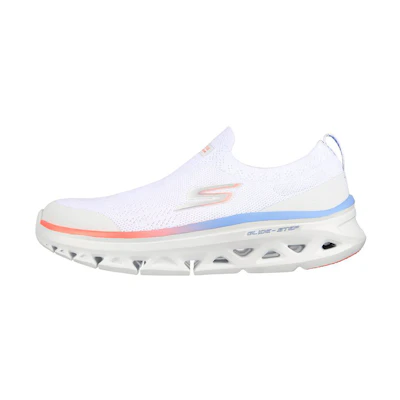 (W) Skechers Go Run Glide-Step Flex 'Zula White'