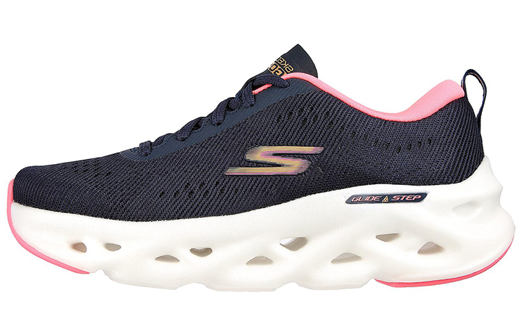 (Women) Skechers Go Run Glide-Step Max 'Blue Pink' 128791-NVY