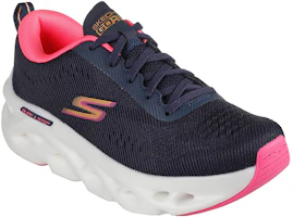 Lookbook Skechers Go Run Glide-Step Max 氣泡鞋 低筒 跑步鞋 女款 藍粉