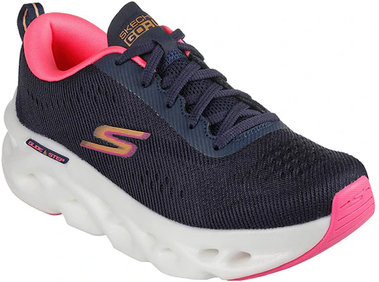 (W) 斯凯奇 Go Run Glide-Step Max '蓝粉' 128791-NVY Lookbook (W) 斯凯奇 Go Run Glide-Step Max '蓝粉' 128791-NVY