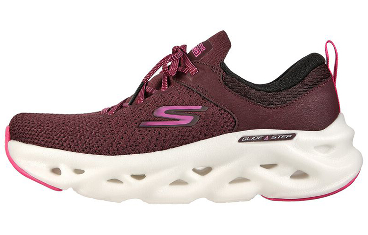 (Women) Skechers GO RUN Glide 'Burgundy' 128793-BURG