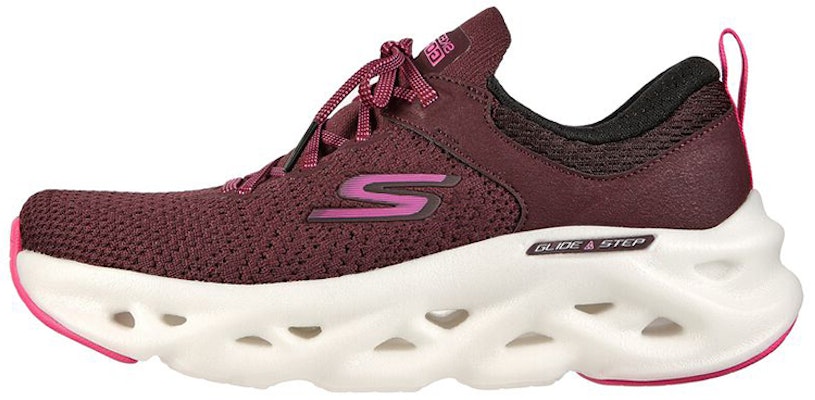 (W) Skechers GO RUN Glide 'Burgundy' Merah Anggur 128793-BURG Buy (W) Skechers GO RUN Glide 'Burgundy' Merah Anggur 128793-BURG