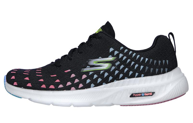 (W) Skechers Go Run Hyper Burst 'Black Low-Top Running'