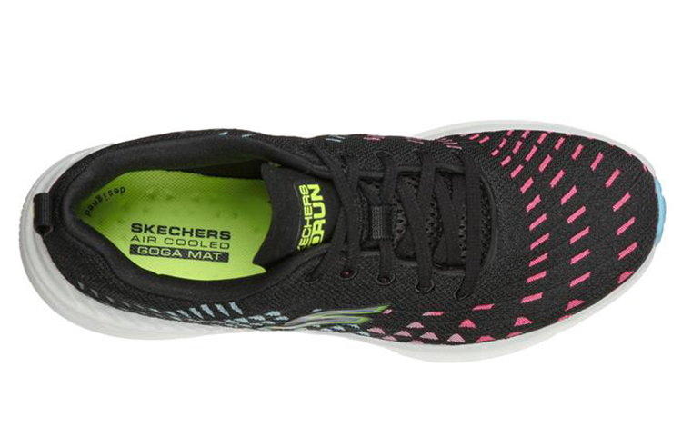 Lookbook (W) スケッチャーズ Go Run Hyper Burst ブラック ローカット 128098-BKMT
