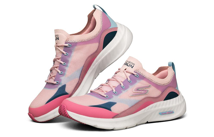 Lookbook (W) Skechers Go Run Hyper Burst Baskets Basses ''Rose'' 128167-PKMT