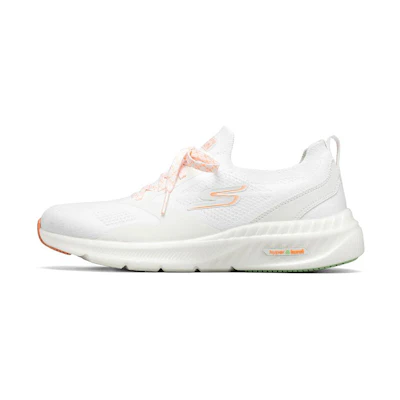 (W) Skechers Go Run Hyper Burst 'White Orange'