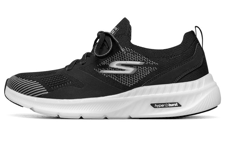(Women) Skechers Go Run Hyper Burst Low-Top Black/White 128097-BKW