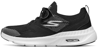 (Women) Skechers Go Run Hyper Burst Low-Top Black/White 128097-BKW (Women) Skechers Go Run Hyper Burst Low-Top Black/White 128097-BKW