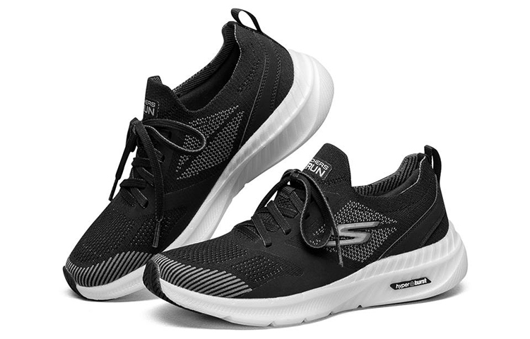 Lookbook (W) Skechers Go Run Hyper Burst Basse Noir/Blanc 128097-BKW