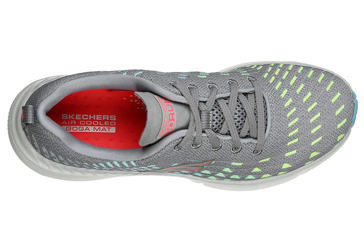 Lookbook (W) Skechers Go Run Hyper Burst Lage Sneakers Grijs ''Gray'' 128098-GMLT