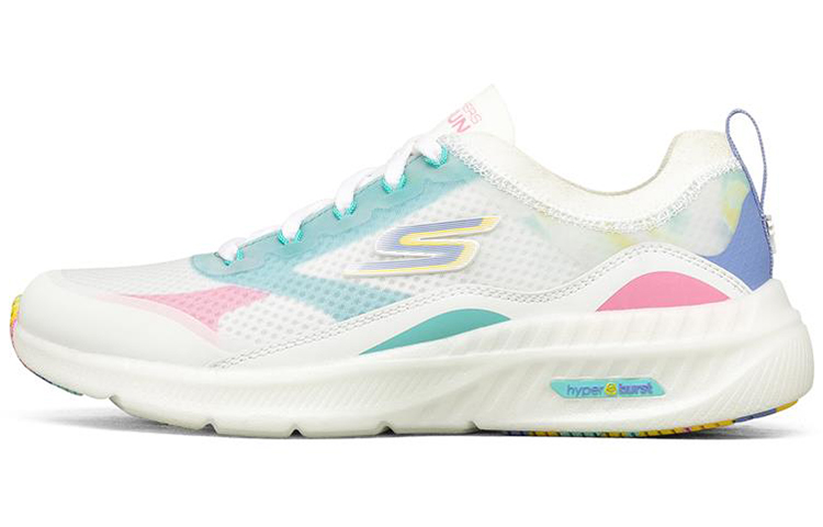 (Women) Skechers Go Run Hyper Burst Multicolors 'White' 128169-WLMT