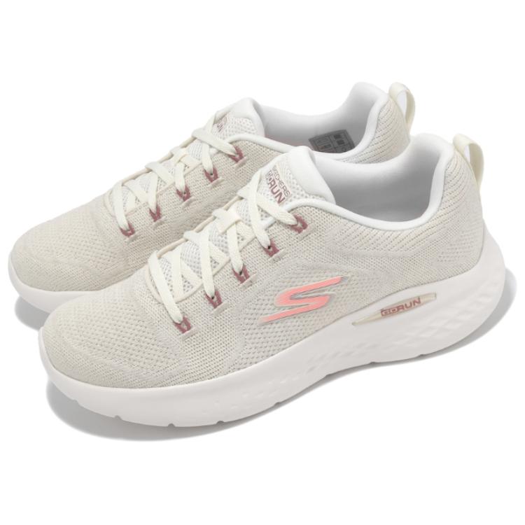 Lookbook (W) Skechers Go Run Lite 'Beige Claro'. 129429-NTPK