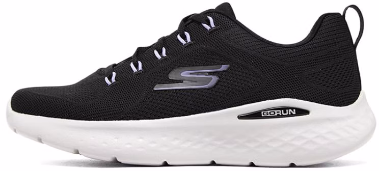 women-skechers-go-run-lite-low-top-running-shoes-shock-absorbent-non-slip-129429-bklv