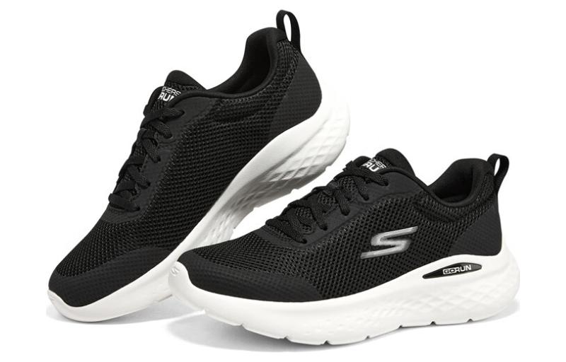 Lookbook (W) Skechers Go Run Lite 'Negro Low-Top' 129426-BKW