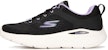 (W) Skechers Go Run Lite 'Hitam Ungu' 129423-BKPR