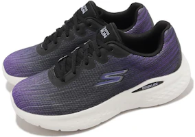 Lookbook (W) Skechers Go Run Lite 'Hitam Ungu' 129430-BKPR