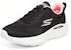 (W) Skechers GO RUN Lite 'Hitam Putih Merah Jambu' 129425-BKPK