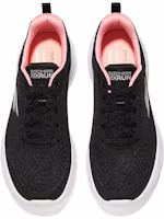 Shop (W) Skechers GO RUN Lite 'Hitam Putih Merah Muda' 129425-BKPK