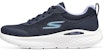 (W) Skechers Go Run Lite 'Navy Lavender' Kelabu Navy 129425-NVLV