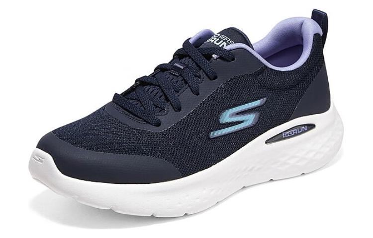 Lookbook Skechers Go Run Lite 輕奇 防滑耐磨 低幫 跑步鞋 女款 黑紫