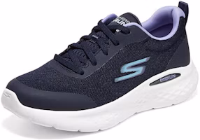 Lookbook (W) Skechers Go Run Lite 'Navy Lavender' Sepatu Lari Pria/Wanita 129425-NVLV