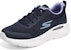 (W) Skechers Go Run Lite 'Navy Lavender' Kelabu Navy 129425-NVLV