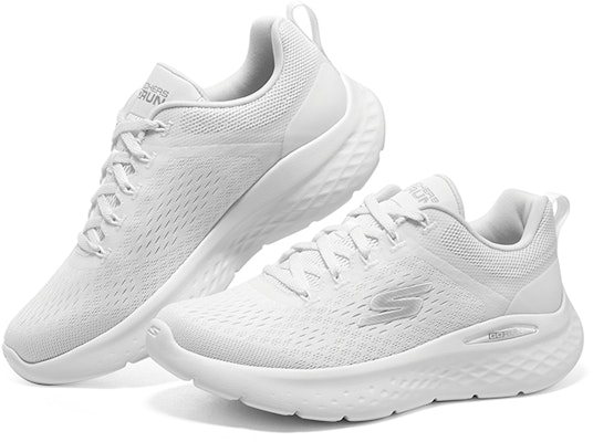 (Women) Skechers Go Run Lite 'White Comfort' 129423-WHT Shop (Women) Skechers Go Run Lite 'White Comfort' 129423-WHT