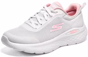 Lookbook (W) Skechers Go Run Lite 'Abu-Abu Pink' 129426-WPK