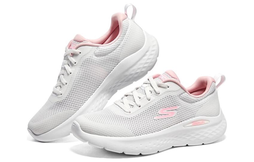 Shop (W) Skechers Go Run Lite 'Gris Rosa' Zapatillas Running 129426-WPK