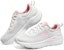(W) Skechers Go Run Lite 'Kelabu Merah Jambu' 129426-WPK