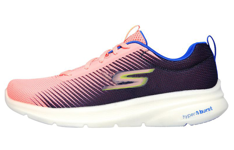 (Women) Skechers Go Run Low-Top Pink/Blue 130005-PKBL