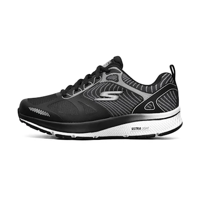 (W) Skechers Go Run Consistent Low-Top Sneakers Black
