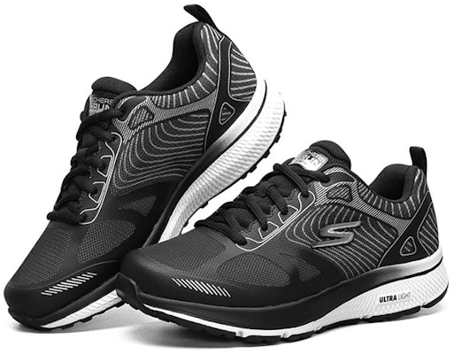 (W) Skechers Go Run Consistent Low-Top Sneakers Hitam 128272-BKSL Lookbook (W) Skechers Go Run Consistent Low-Top Sneakers Hitam 128272-BKSL