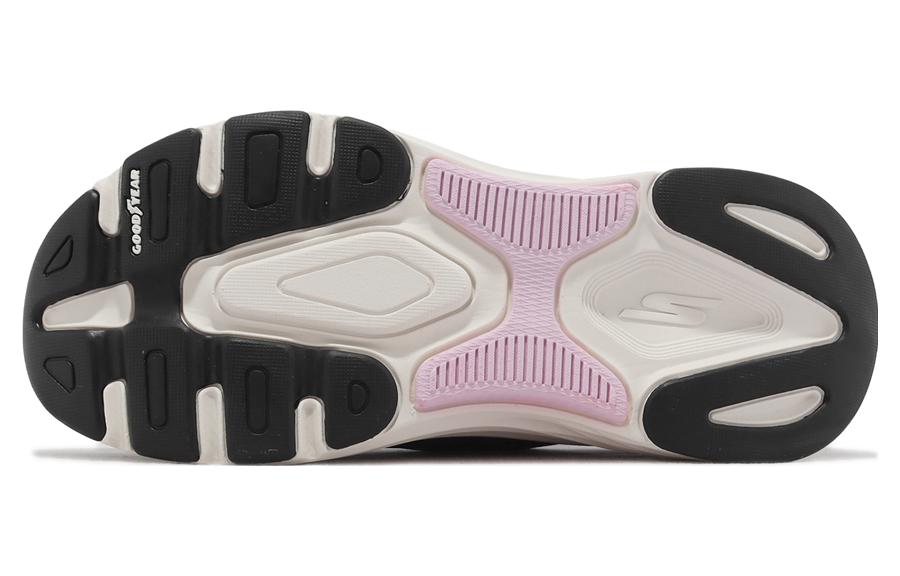 Shop (W) Skechers Go Run Max Cushioning Arch Fit 'Negro Rosado' 128930-BKPK