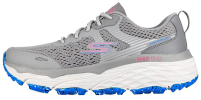 (Women) Skechers Go Run Max Cushioning Elite Trail 'Grey Blue' 129147-GYBL (Women) Skechers Go Run Max Cushioning Elite Trail 'Grey Blue' 129147-GYBL