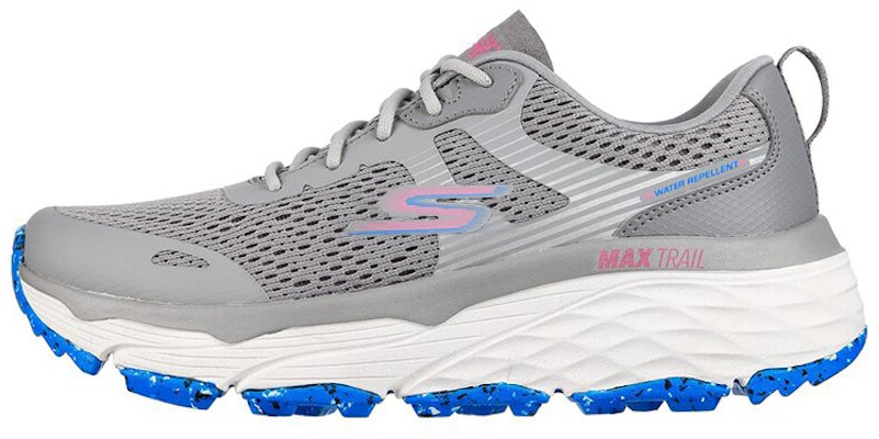 (Women) Skechers Go Run Max Cushioning Elite Trail 'Grey Blue' 129147-GYBL Buy (Women) Skechers Go Run Max Cushioning Elite Trail 'Grey Blue' 129147-GYBL