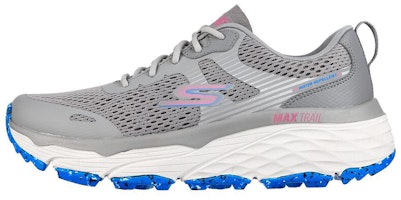(Women) Skechers Go Run Max Cushioning Elite Trail 'Grey Blue' 129147-GYBL (Women) Skechers Go Run Max Cushioning Elite Trail 'Grey Blue' 129147-GYBL