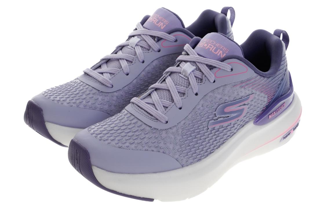 Lookbook (W) スケッチャーズ GO RUN MAX クッション HYPER BURST パープル 129293-LAV
