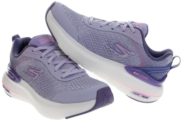 (Women) Skechers GO RUN MAX CUSHIONING HYPER BURST 'Purple' 129293-LAV Shop (Women) Skechers GO RUN MAX CUSHIONING HYPER BURST 'Purple' 129293-LAV