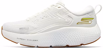 (Women) Skechers Go Run Max Road 6 White Comfortable Everyday Running Shoes. 172078-OFWT (Women) Skechers Go Run Max Road 6 White Comfortable Everyday Running Shoes. 172078-OFWT