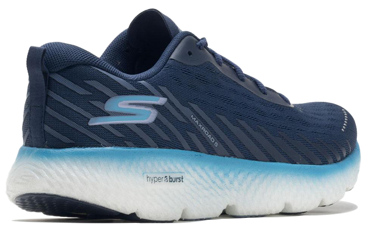 Lookbook (W) Skechers GO RUN MaxRoad 5 'Biru Navy' 172003-NVBL