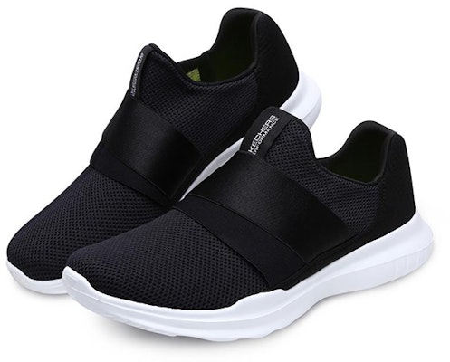 (Women) Skechers GO RUN Mojo 'Black and White Slip-On' 14814-BKW Lookbook (Women) Skechers GO RUN Mojo 'Black and White Slip-On' 14814-BKW