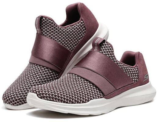 (W) Skechers Go Run Mojo 'Burgundy Slip-On' Tanpa Tali 14820-MVE Lookbook (W) Skechers Go Run Mojo 'Burgundy Slip-On' Tanpa Tali 14820-MVE