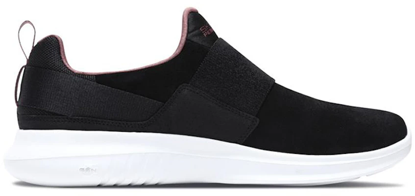 (Women) Skechers Go Run Mojo 'Slip-On Black' 14847-BKPR Order (Women) Skechers Go Run Mojo 'Slip-On Black' 14847-BKPR