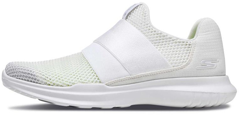 (Women) Skechers Go Run Mojo 'White Slip-On' 14819-WHT Buy (Women) Skechers Go Run Mojo 'White Slip-On' 14819-WHT