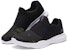 (W) Skechers Go Run Mojo Slip-On 'Hitam Putih' 14819-BKW