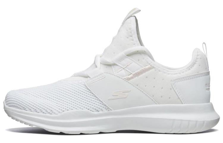 (Women) Skechers Go Run Mojo White/Pink 15122-WPK