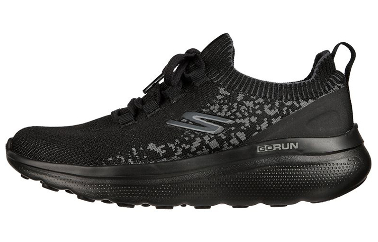 (Women) Skechers Go Run Motion 'Black Grey' 128433-BKGY