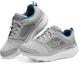 Lookbook Skechers Go Run Motion 低筒跑步鞋 女款 灰色